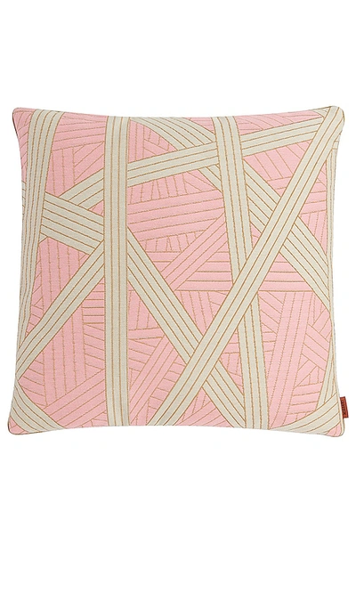 Missoni Nastri Cushion In Rose