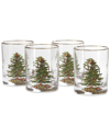 Spode Christmas Tree Set Of 4 Double Old Fashioneds