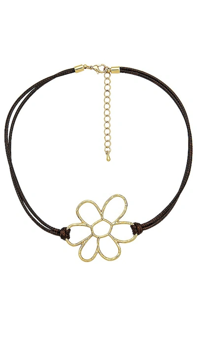 8 Other Reasons Choker Fleur In Metallic Gold