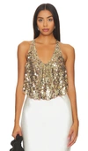 FREE PEOPLE ALL THAT GLITTERS TANK