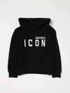 Dsquared2 Junior Sweater  Kids Color Black In Black