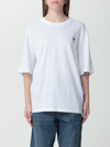 Ami Alexandre Mattiussi Ami Paris Ami Paris De Coeur T-shirt In White