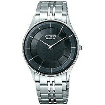 Pre-owned Citizen Chizen Collection Ar3010-65e Black Eco Drive Men's Watch In Box