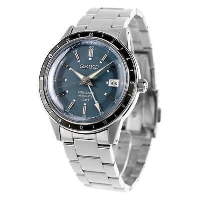 Pre-owned Seiko Presage Sary229 Blue Automatic Mechanical Jewels Men's Watch In Box