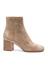 GIANVITO ROSSI GIANVITO ROSSI SUEDE MARGAUX BOOTIES IN NEUTRALS,G70510 60RIC CAS