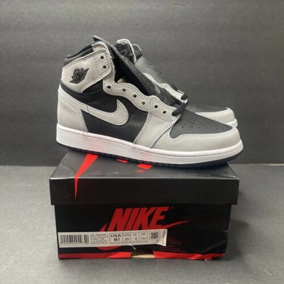 Pre-owned Jordan Size 6.5y -  1 High Shadow 2.0 575441-035 Brand In Gray