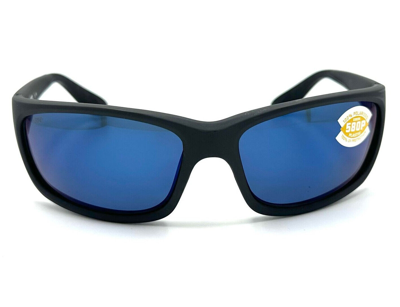 Pre-owned Costa Del Mar Jose Sunglasses Matte Gray/blue Mirror 580plastic