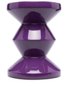 Polspotten Purple Zig Zag Stool In Purple