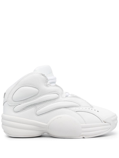 Alexander Wang Aw Hoop Sneaker In Leather In White