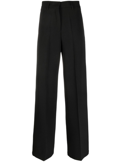Blanca Vita Polygala Straight-leg Trousers In Black