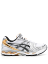 Asics Gel-kayano 14 Mesh And Faux-leather Trainers In Grey