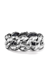 David Yurman 23mm Cable Edge Link Chain Bracelet In Recycled Sterling Silver