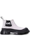 KARL LAGERFELD TREKKA MAX STUDDED BOOTS