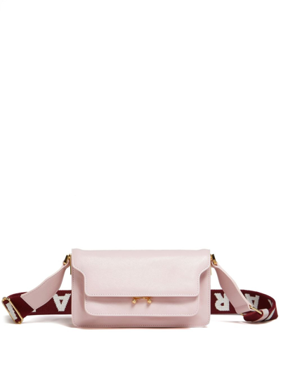 Marni Trunk Soft E/w Shoulder Bag In Rosa