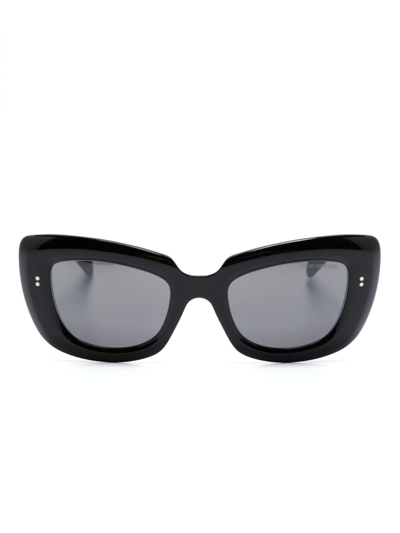 Cutler And Gross 9797 猫眼框太阳眼镜 In Black