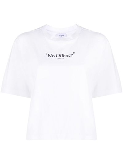 Off-white No Offence T-shirt White