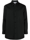 JIL SANDER LONG-SLEEVE WOOL SHIRT