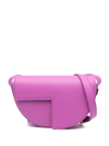 Patou Le Petit  Leather Shoulder Bag In Violett