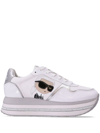 KARL LAGERFELD VELOCITA II PLATFORM SNEAKERS