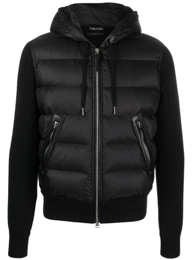 Tom Ford James Bond Hooded Jacket In Black