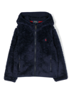Polo Ralph Lauren Polo Pony Faux-fur Jacket In Blue