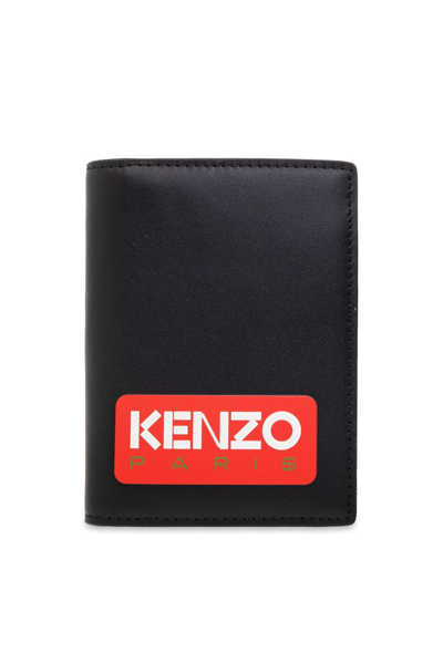 Kenzo Black  Paris Bifold Wallet