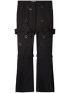 OFF-WHITE BUCKLE-DETAIL CARGO PANTS
