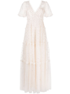 NEEDLE & THREAD THEA SEQUIN-EMBELLISHED GOWN