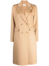 P.a.r.o.s.h Wool Coat In Neutrals