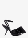 Ferragamo Heel Sandals With Bow Detail And Open Toe In Black