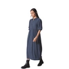 INDI AND COLD MAXI SHIRT DRESS IN NIGHT BLUE FROM