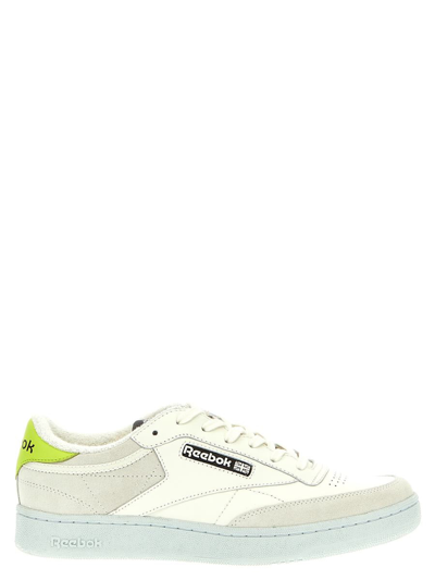 Reebok Club C Panelled Leather Sneakers In White