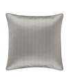 J Queen New York Brando Euro Sham Bedding In Charcoal