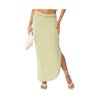 Edikted Women's Milan Slitted Maxi Skirt In Green