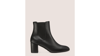 Stuart Weitzman Yuliana 60 Leather Chelsea Boots In Black