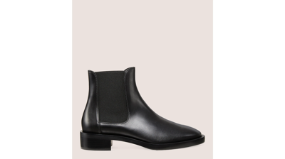 Stuart Weitzman Sondra Sleek Chelsea Bootie In Black