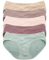 Kindred Bravely Assorted 5-pack Under The Bump Full Coverage Maternity Briefs In Assorted Pastels