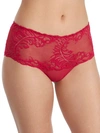 Natori Feathers Girl Brief Panty In Pomegranate