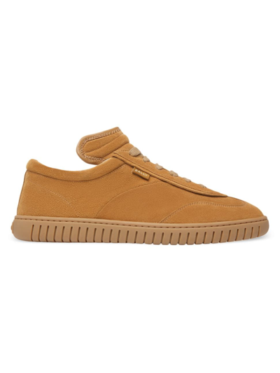 Bally Men's Sensori Suede Low-top Trainers In Desert Tan