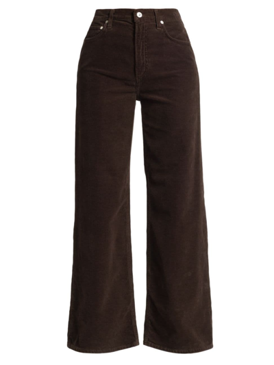 Citizens Of Humanity Paloma Baggy Corduroy Pants In Wood