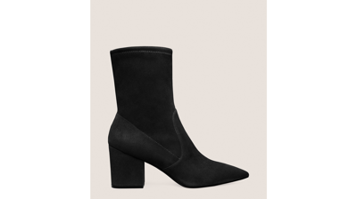 Stuart Weitzman Avenue 75 Block Sock Bootie The Sw Outlet In Black