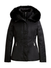 Dawn Levy Women's Robyn Faux-fur-trimmed Jacket In Black