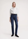 Totême Classic Cut Denim Full Length Dark Blue In Dark Blue
