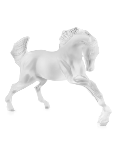 Lalique Horse Crystal Sculpture In Clear