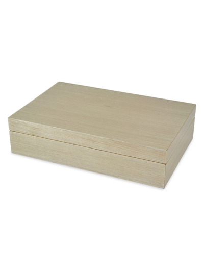 Tizo Wood Jewelry Box In Taupe