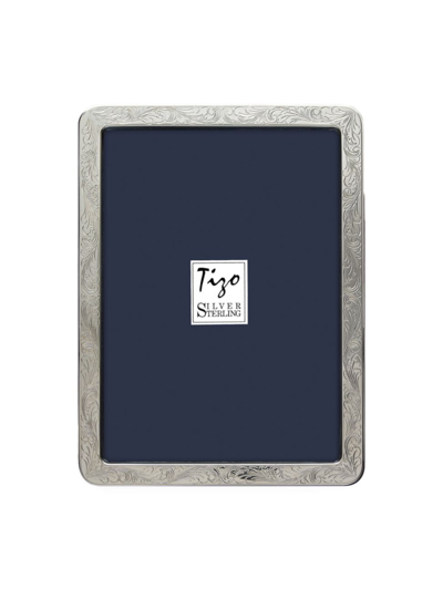Tizo Sterling Silver Luxe Engraved Frame