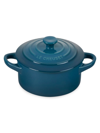 Le Creuset Mini Round Cocotte In Deep Teal