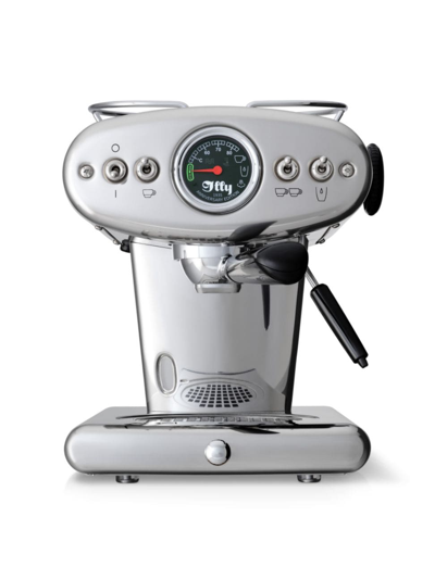 Illy X1 Anniversary E. S.e & Ground Espresso Machine In Grey