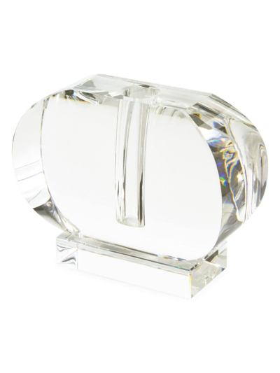 Tizo Crystal Oval Bud Vase In Clear