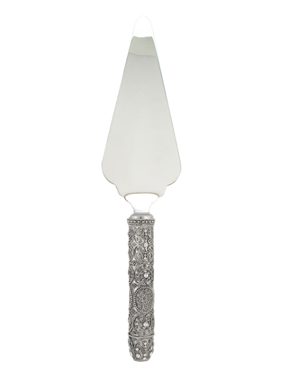 Tizo Jeweled Pie Server In Silver